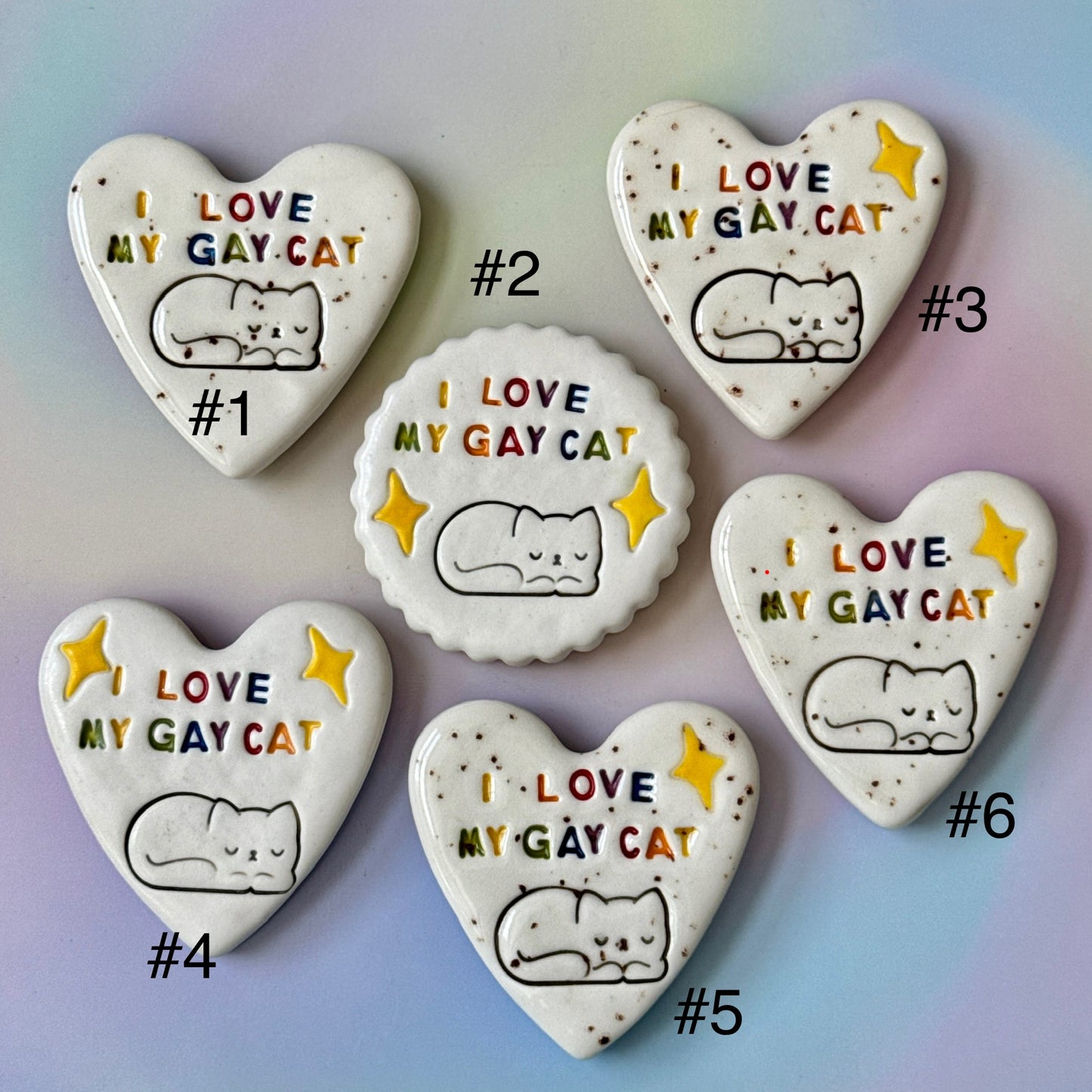 I Love My Gay Cat Magnet