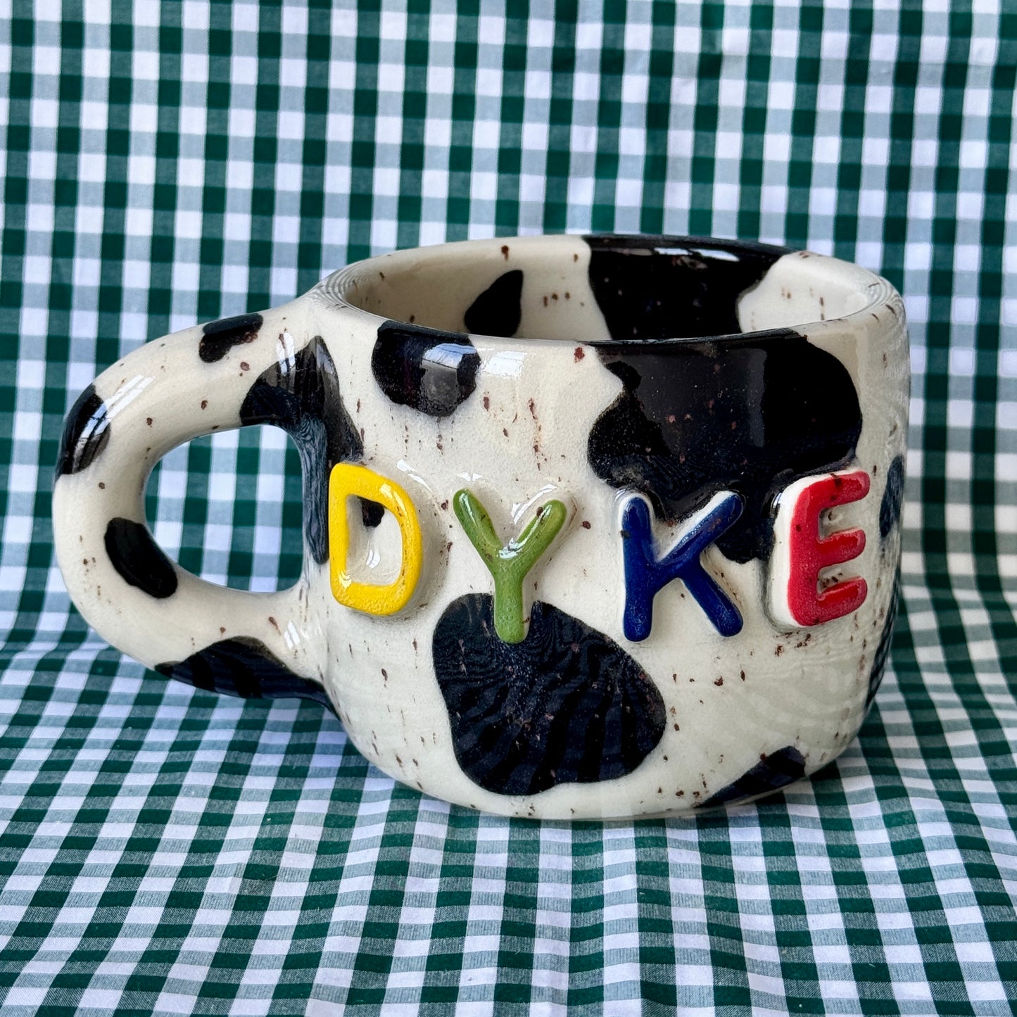 SECONDS - Dyke Cow Print Mug