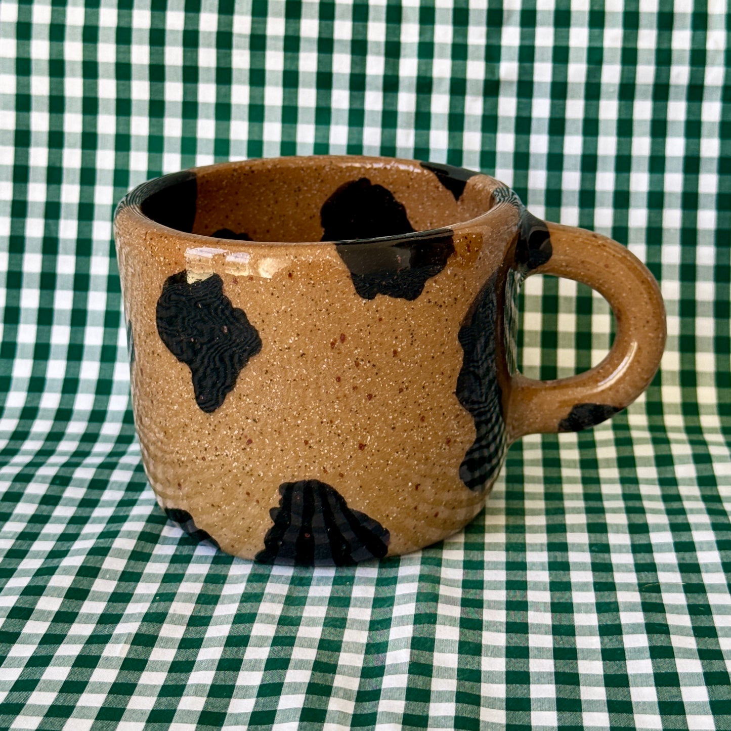 Moo Mug - Brown Cow Print