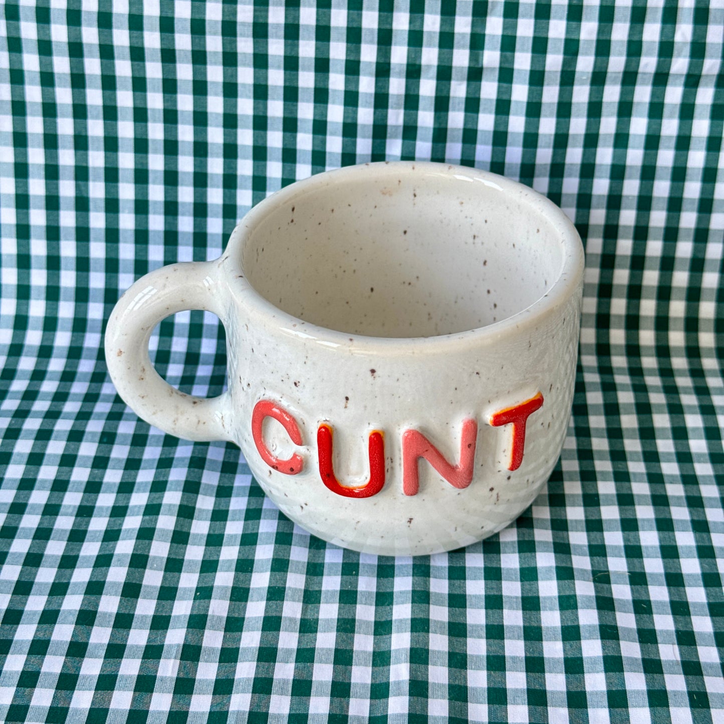 Cunt Mug - White Speckle