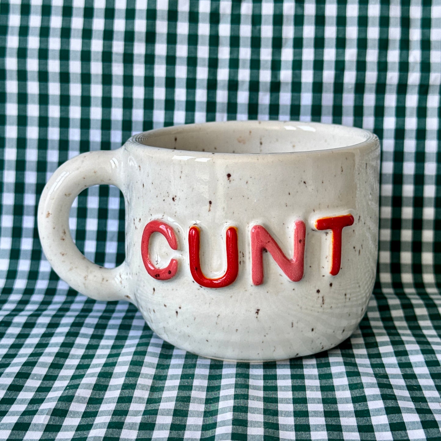 Cunt Mug - White Speckle
