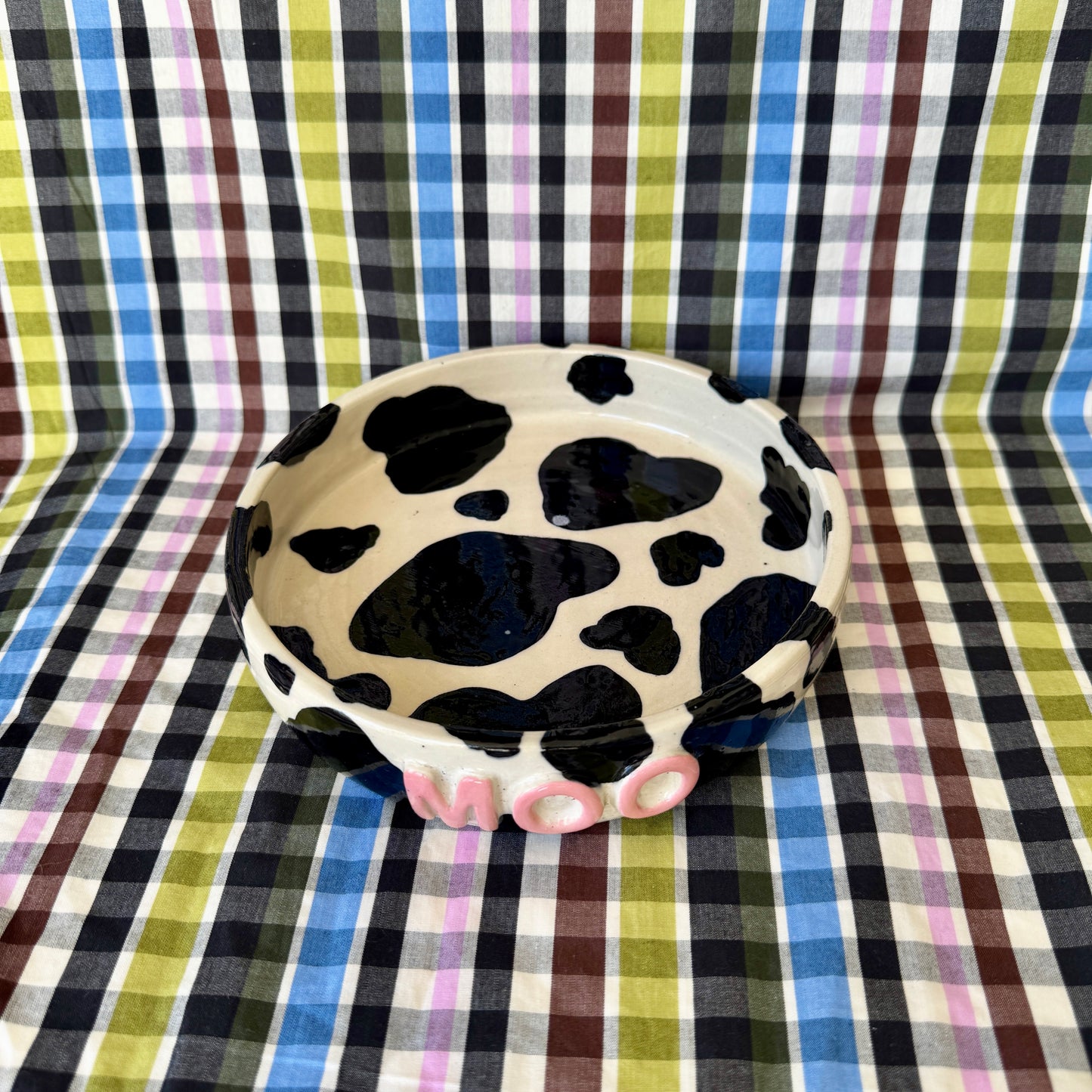 Moo Bowl - White Clay