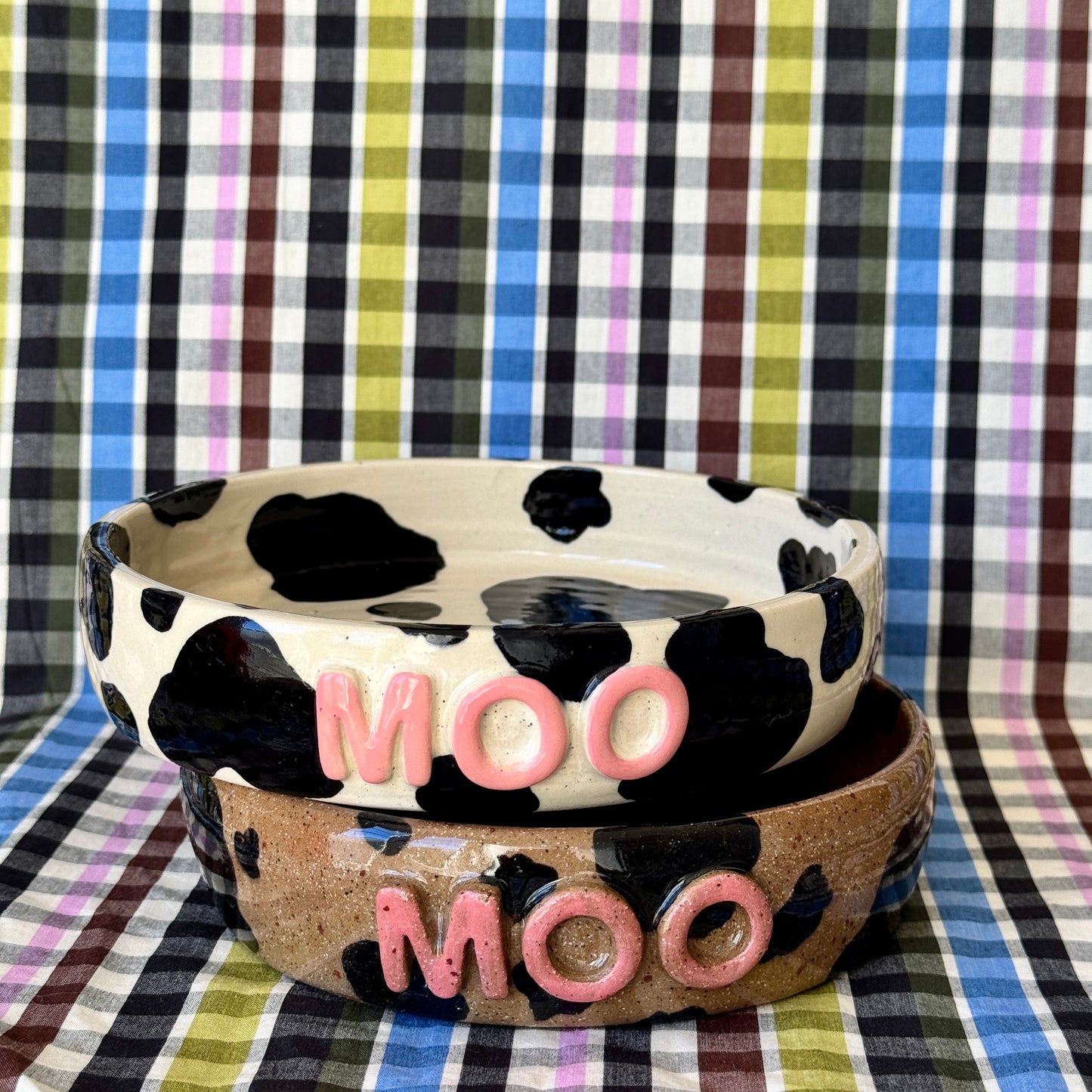 Moo Bowl - White Clay
