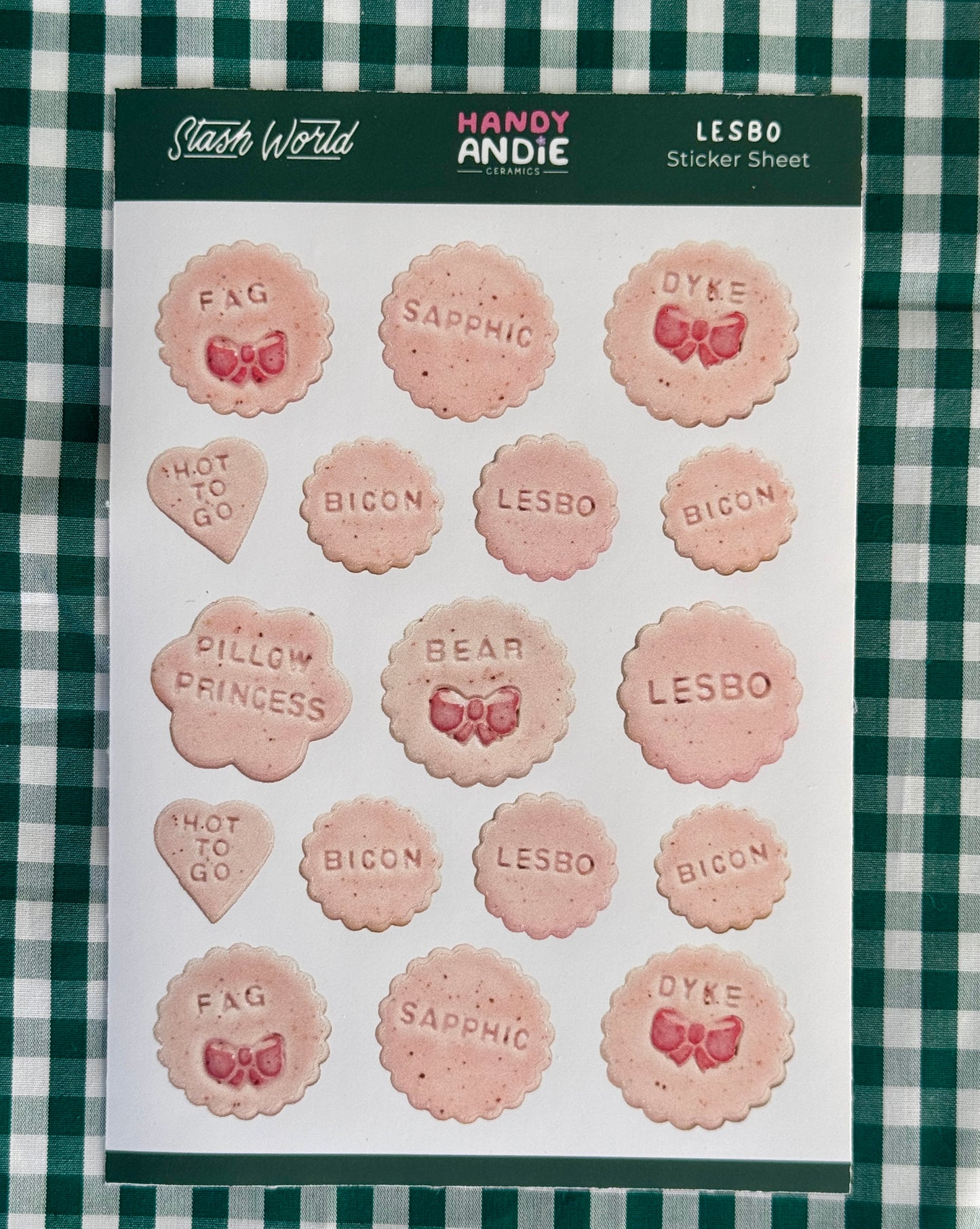 Pink Sticker Sheet Set