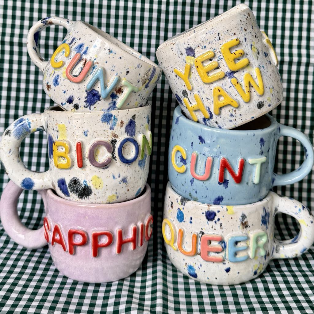Custom Word Mugs & Cups - PREORDER