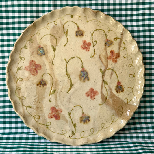 Floral Dinner Plate - Seconds