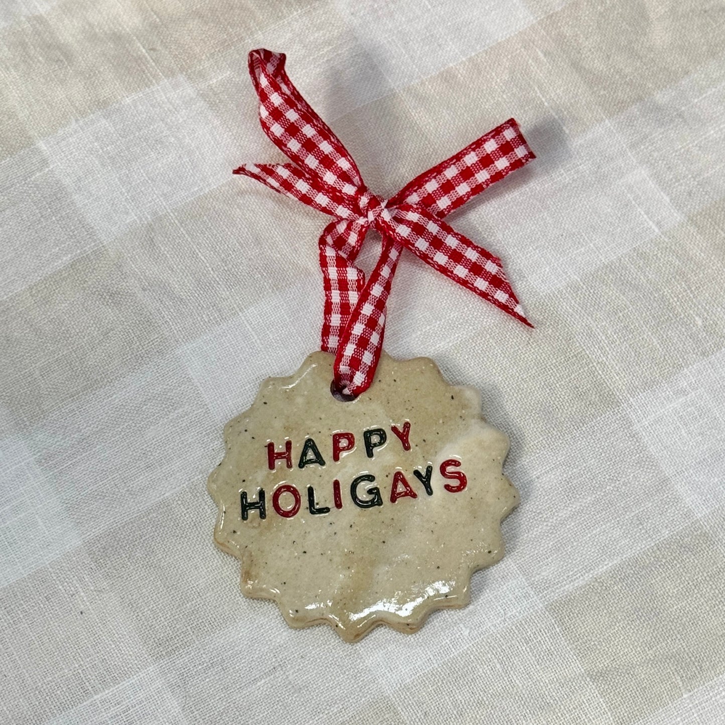 Happy Holigays - Festive Ornament