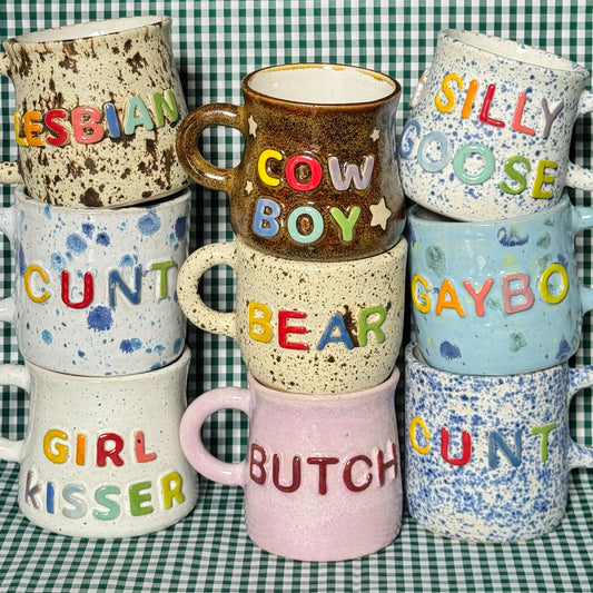 Custom Word Mugs & Cups - PREORDER