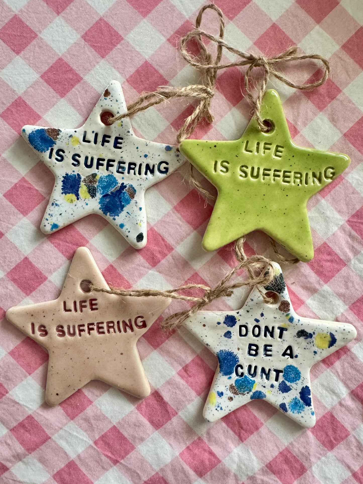 Life is suffering Christmas Ornament