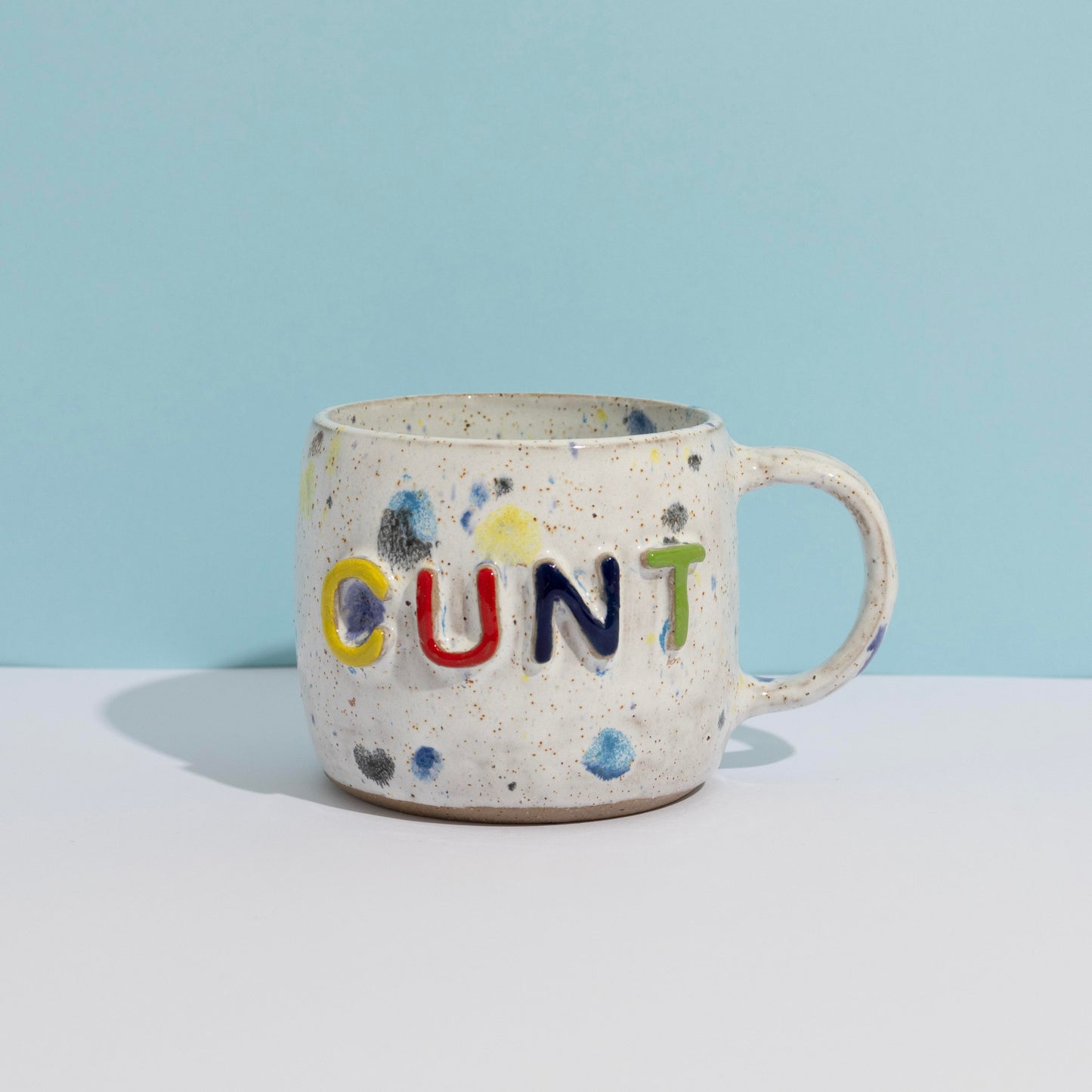 Cunt Mug - White Coloured Speckle