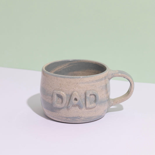 Dad Mug - Blue Marble Speckle