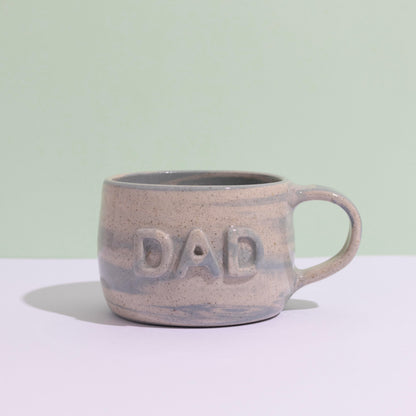 Dad Mug - Blue Marble Speckle