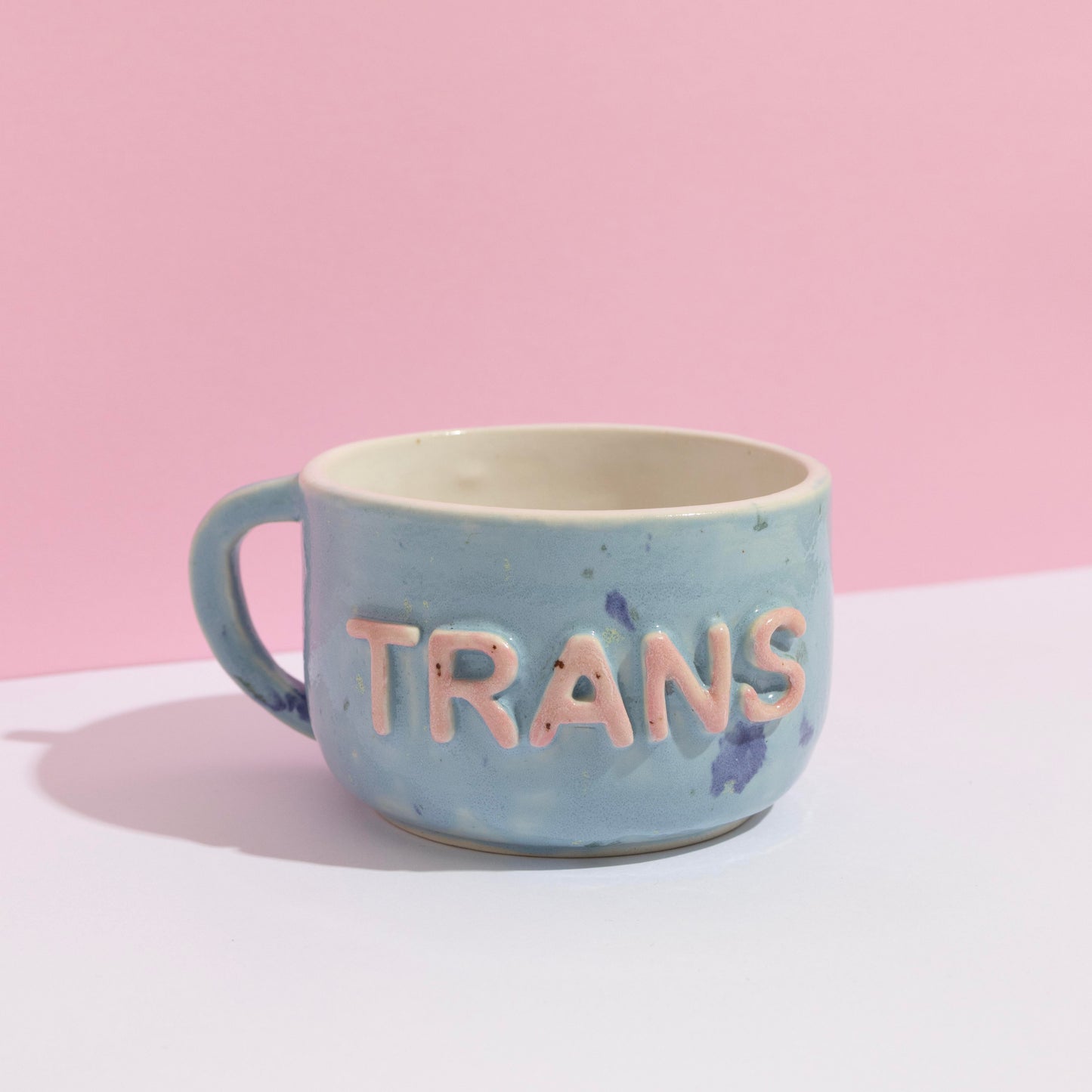 SECONDS Trans Blue Speckle Mug
