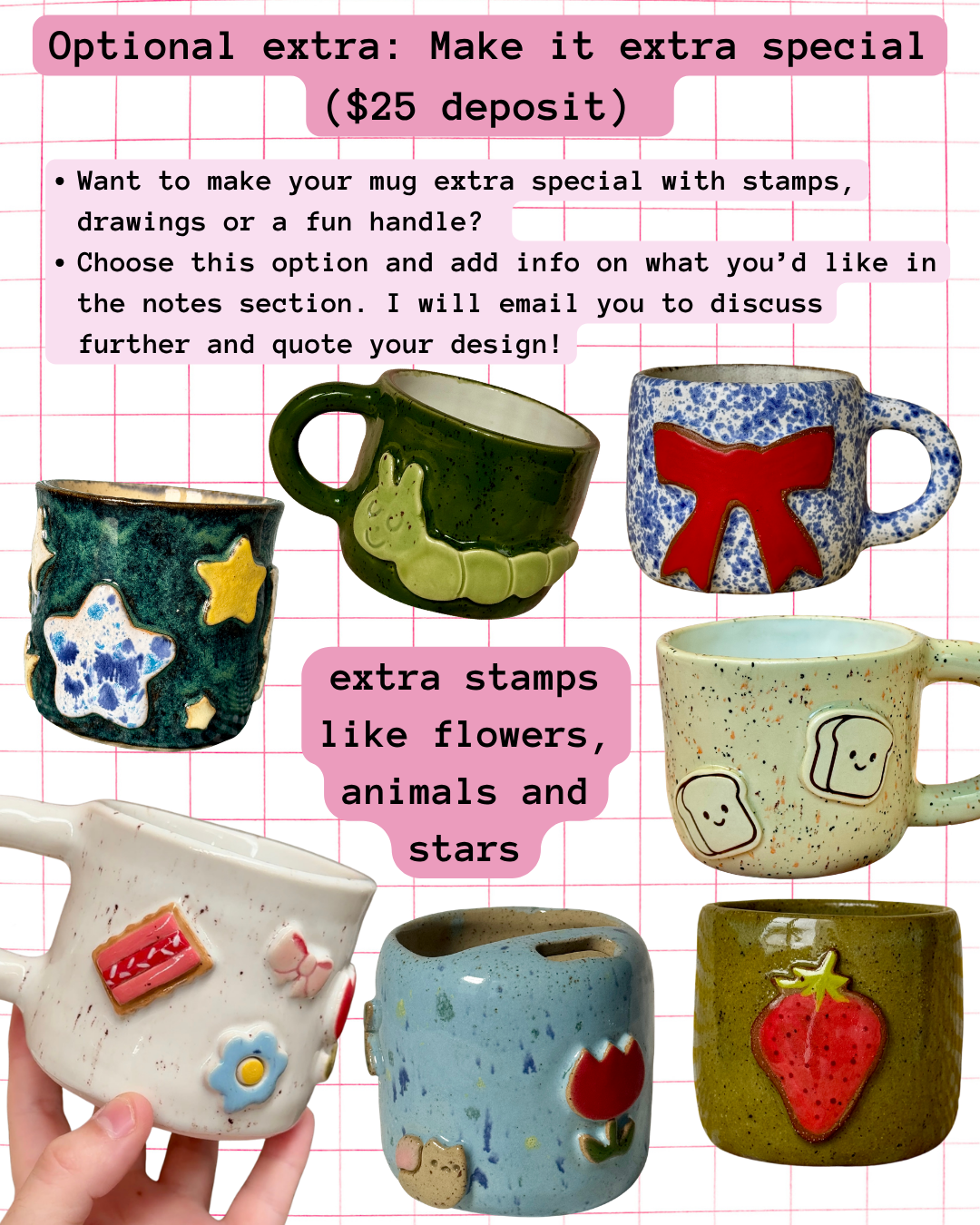 Custom Word Mugs & Cups - PREORDER