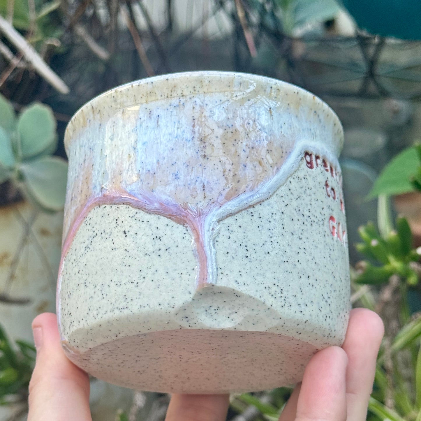 SECONDS - Gay the Pray Away - Pink Mug