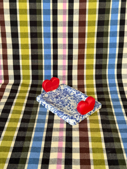 SECONDS - Heart Paintbrush Rest/Trinket Dish