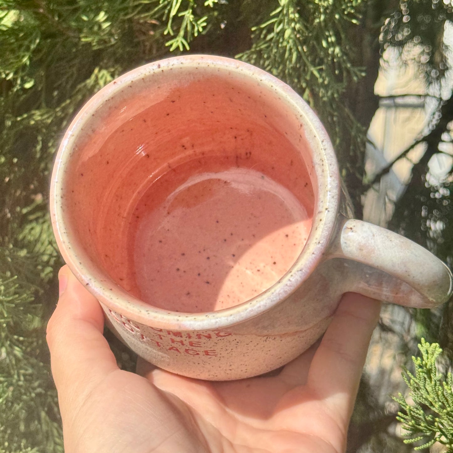 PREORDER - Pink - I'm Coming to the Cottage Mug/Cup