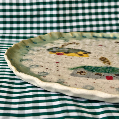 House Plate Green - SECONDS