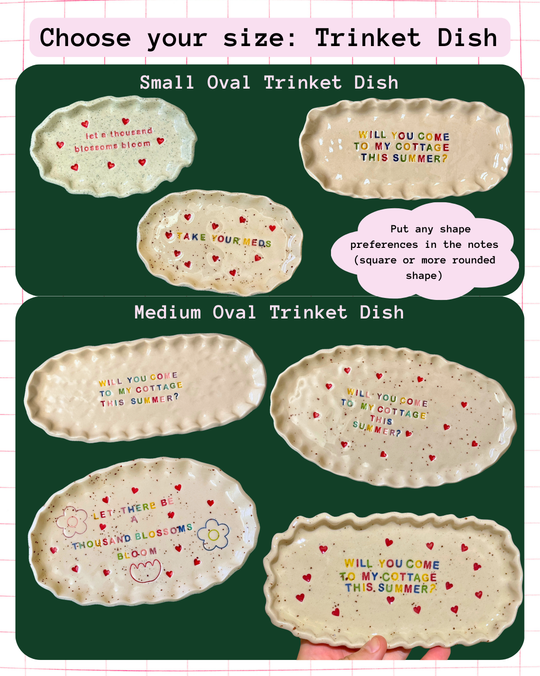PREORDER - Custom Plate/Trinket Dish