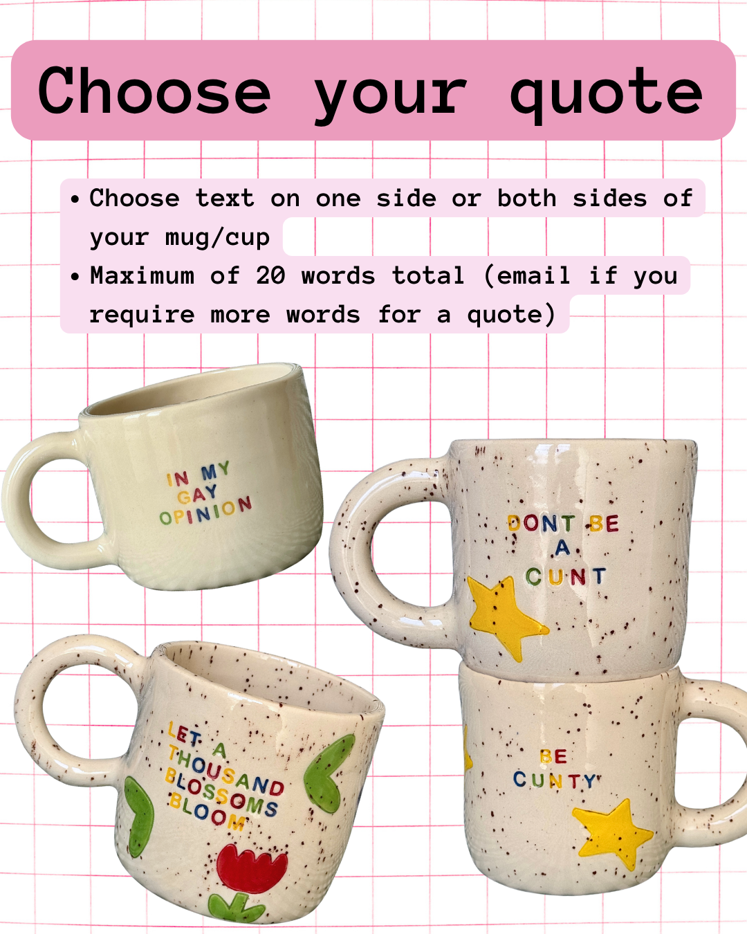 PREORDER - Custom Mug/Cup