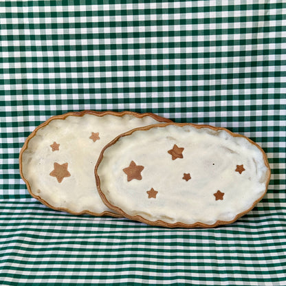 Star Trinket Dish - White