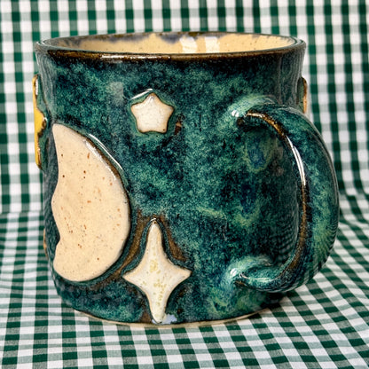Blue Starry Night Mug - SECONDS (NOT FOOD SAFE)
