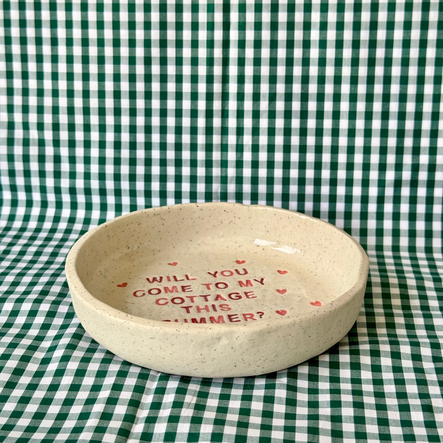 Will you come to my Cottage this summer? - Small Plate