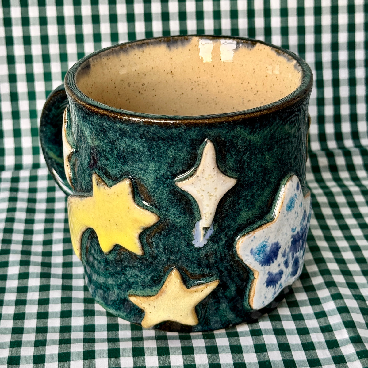Blue Starry Night Mug - SECONDS (NOT FOOD SAFE)