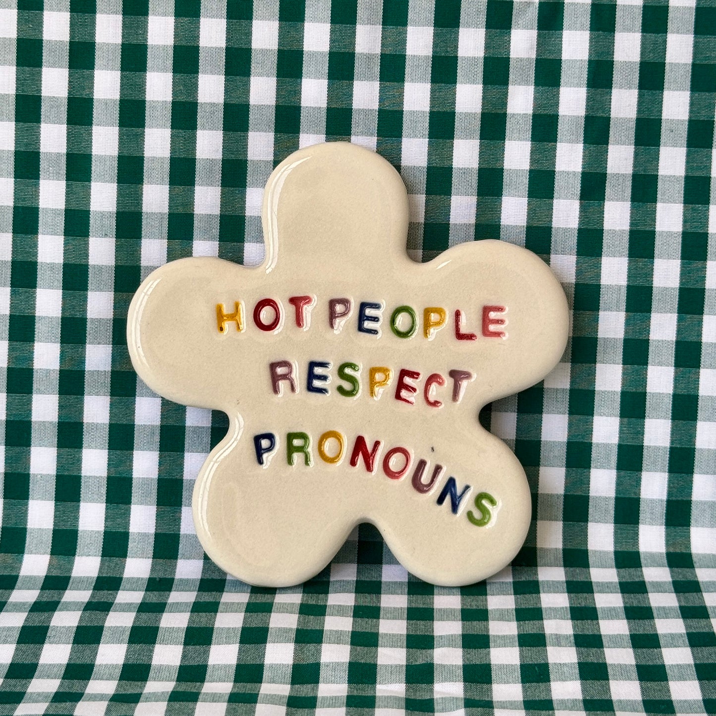 Hot People Respect Pronouns - Magnet