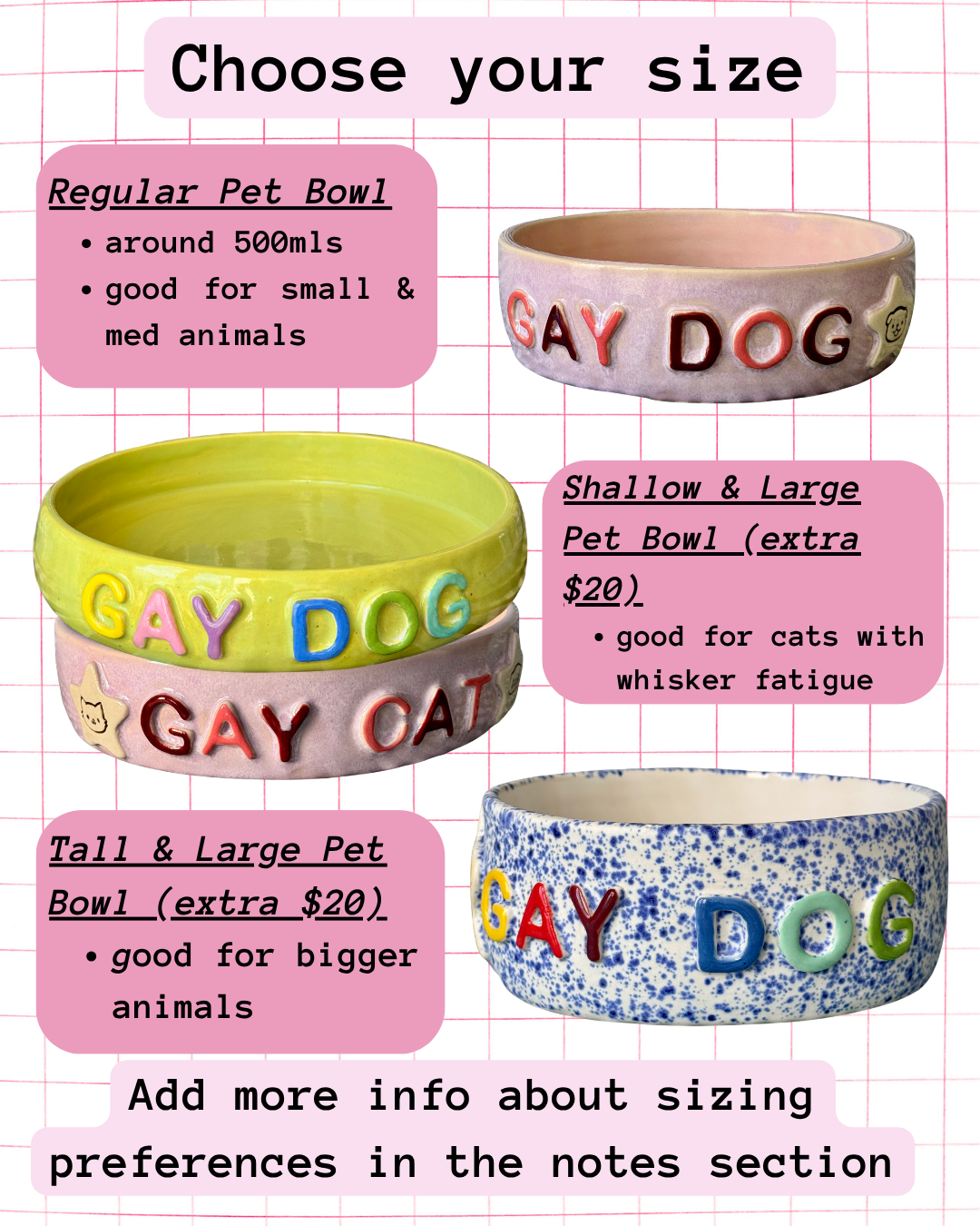 Custom Pet Bowl - PREORDER