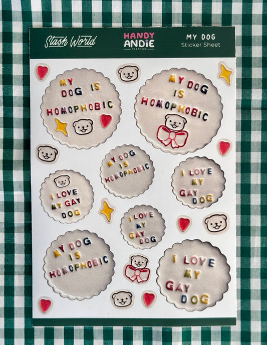 Dog Sticker Sheet Set