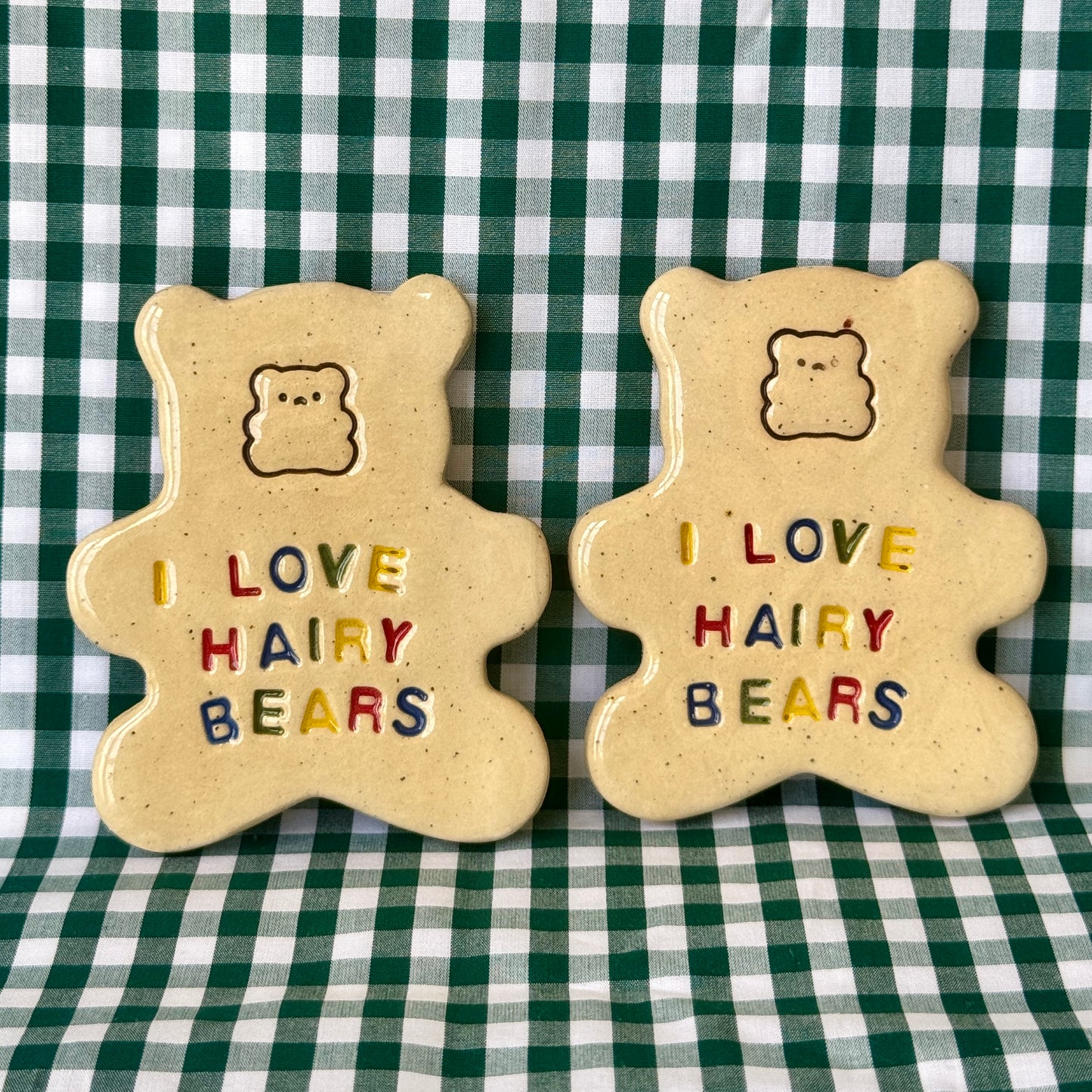 I love hairy bears - Magnet
