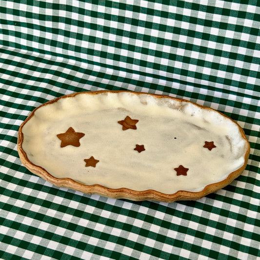 Star Trinket Dish - White