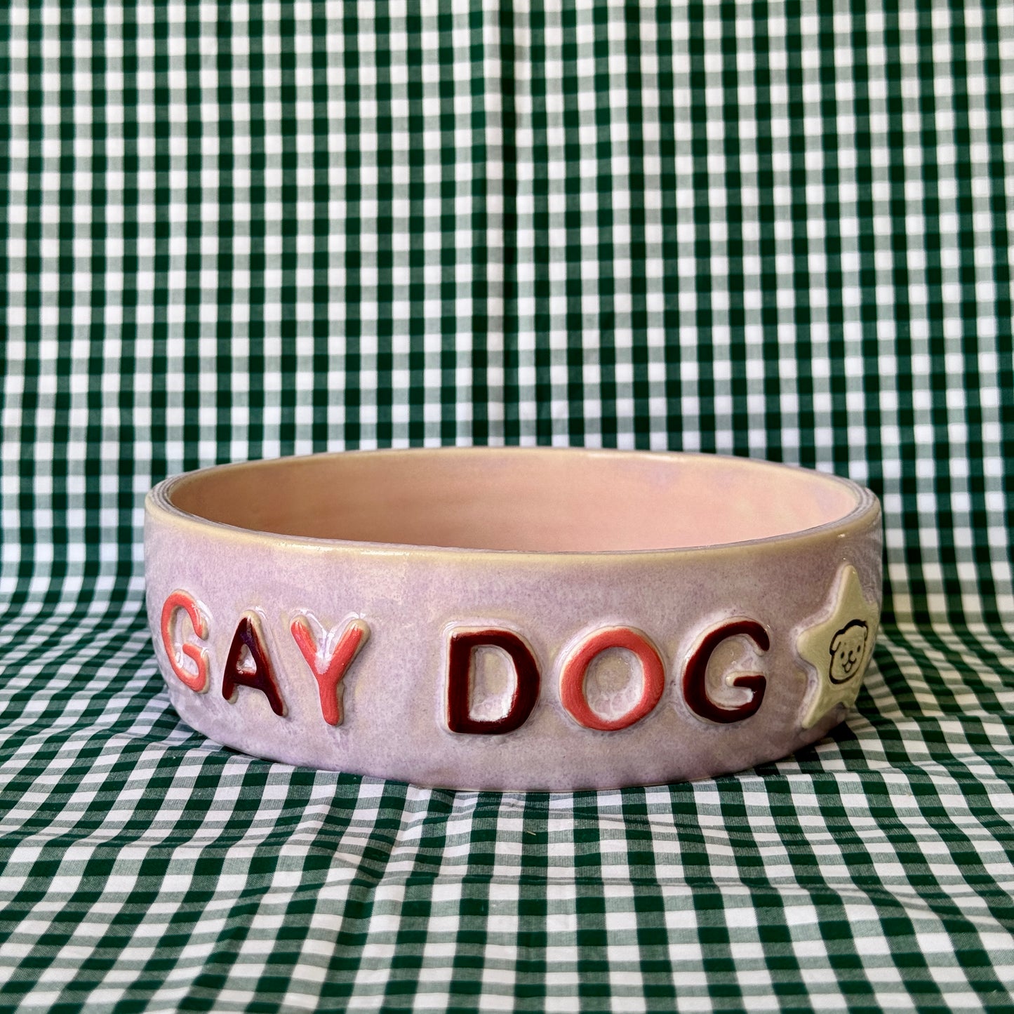 Gay Dog Bowl - Pink