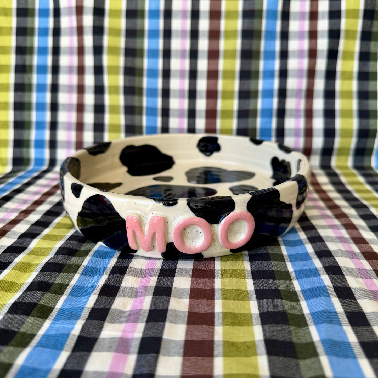 Moo Bowl - White Clay