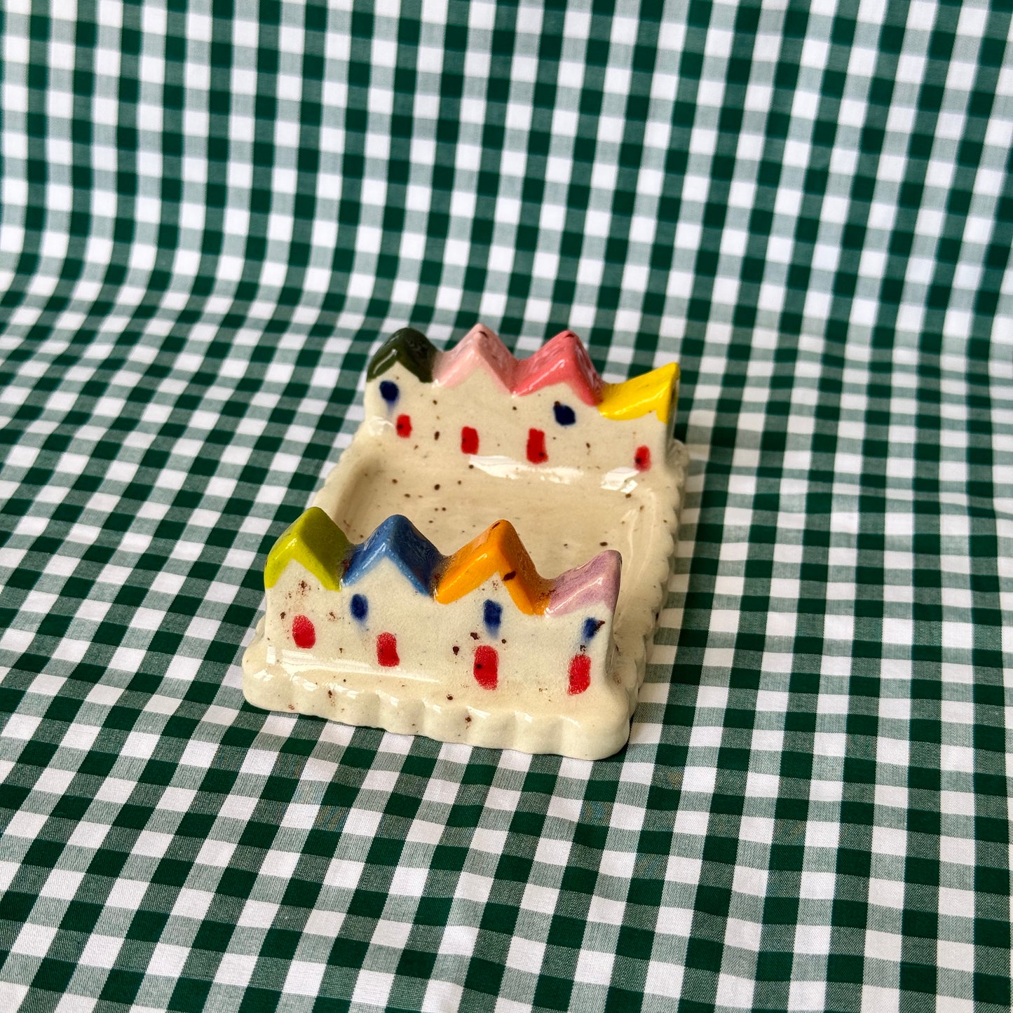 House Paintbrush Rest/Trinket Dish