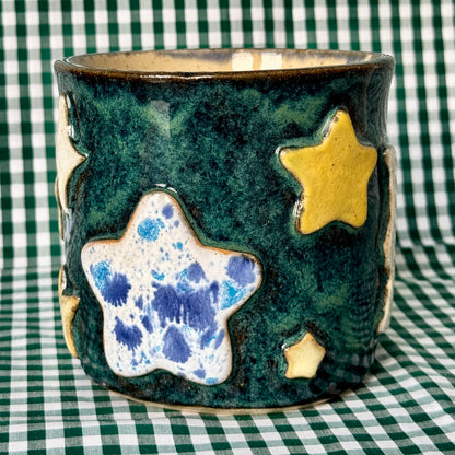 Blue Starry Night Mug - SECONDS (NOT FOOD SAFE)