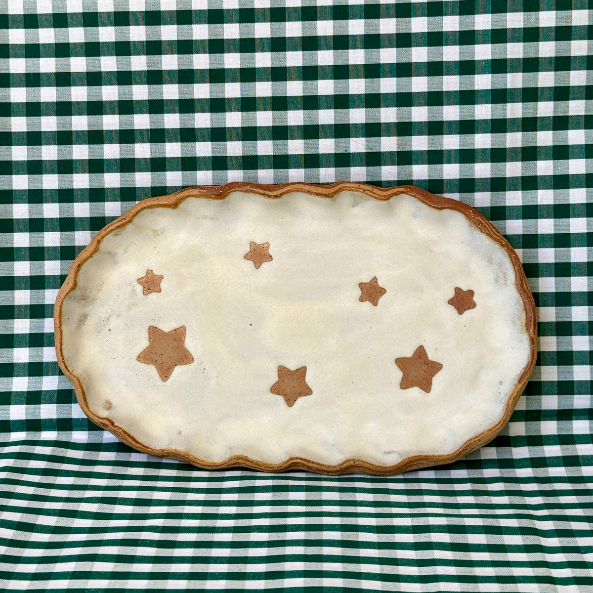 Star Trinket Dish - White