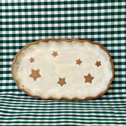 Star Trinket Dish - White