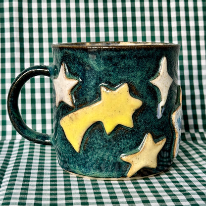 Blue Starry Night Mug - SECONDS (NOT FOOD SAFE)