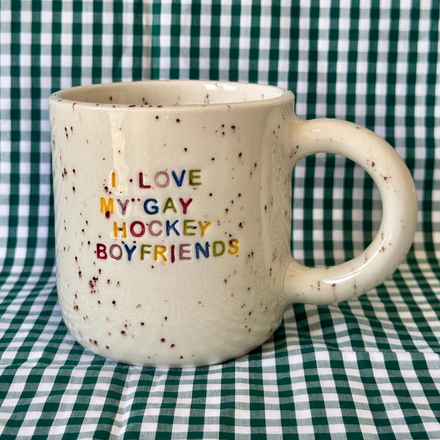 I love my Gay Hockey Boyfriends Mug - SECONDS