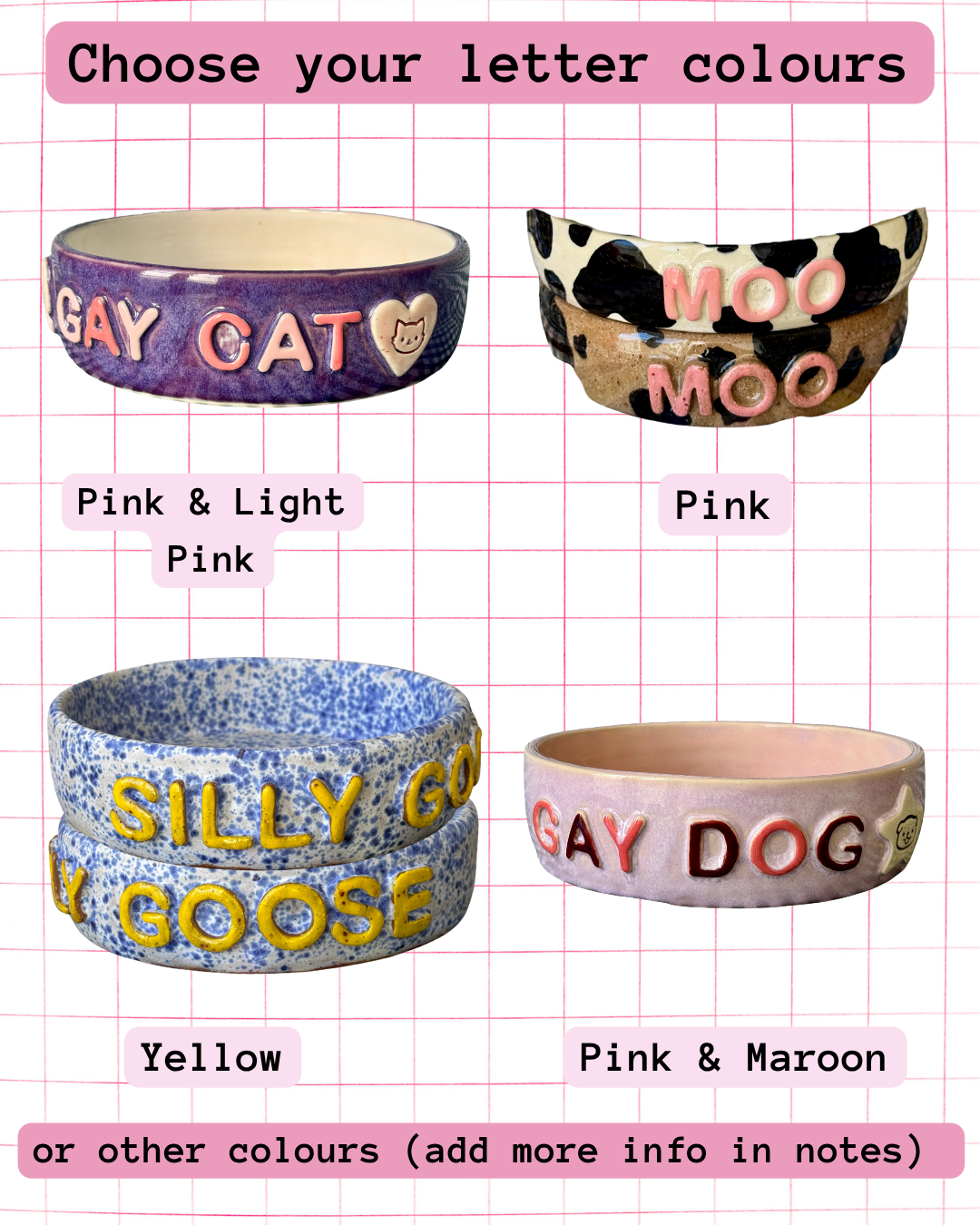 Custom Pet Bowl - PREORDER