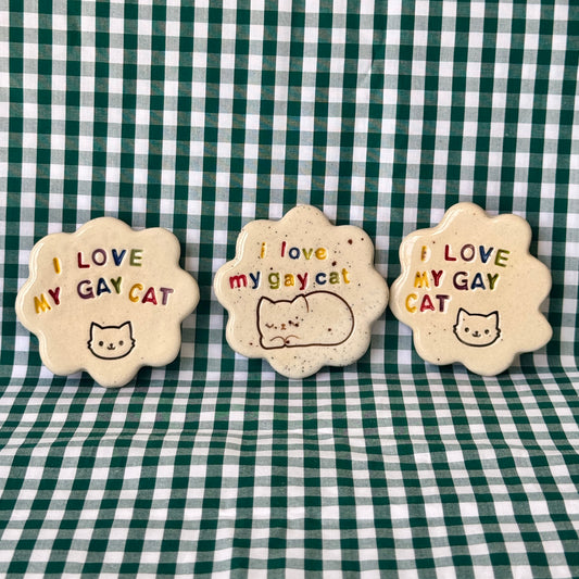 I love my gay cat - Magnet