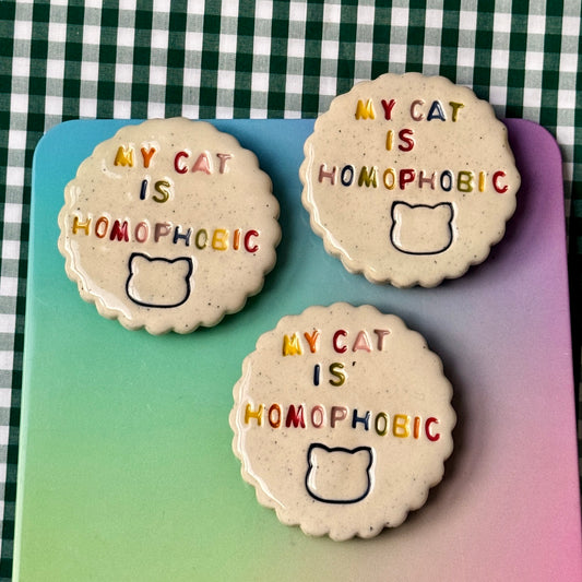 My Cat is Homophobic Magnet