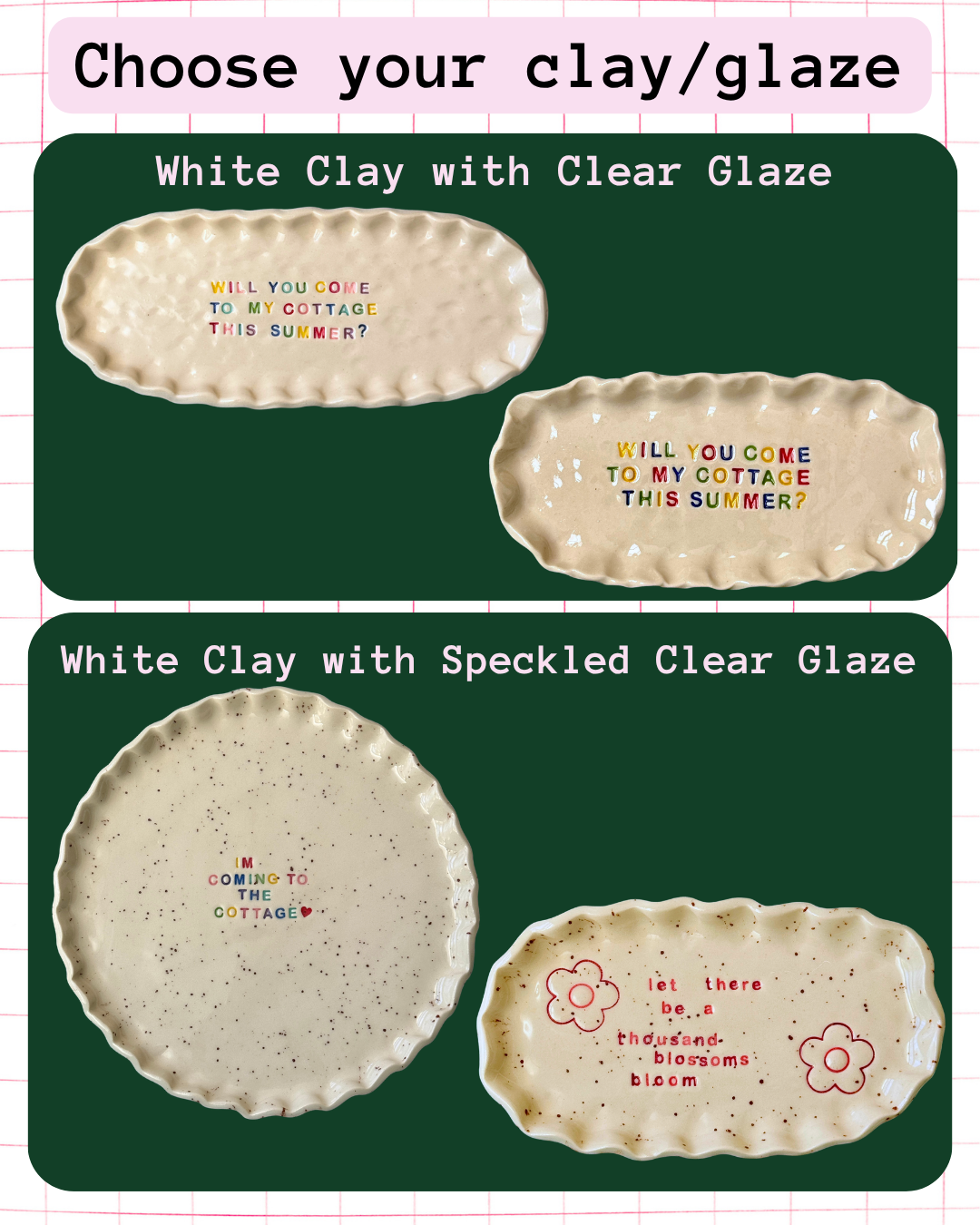 PREORDER - Custom Plate/Trinket Dish