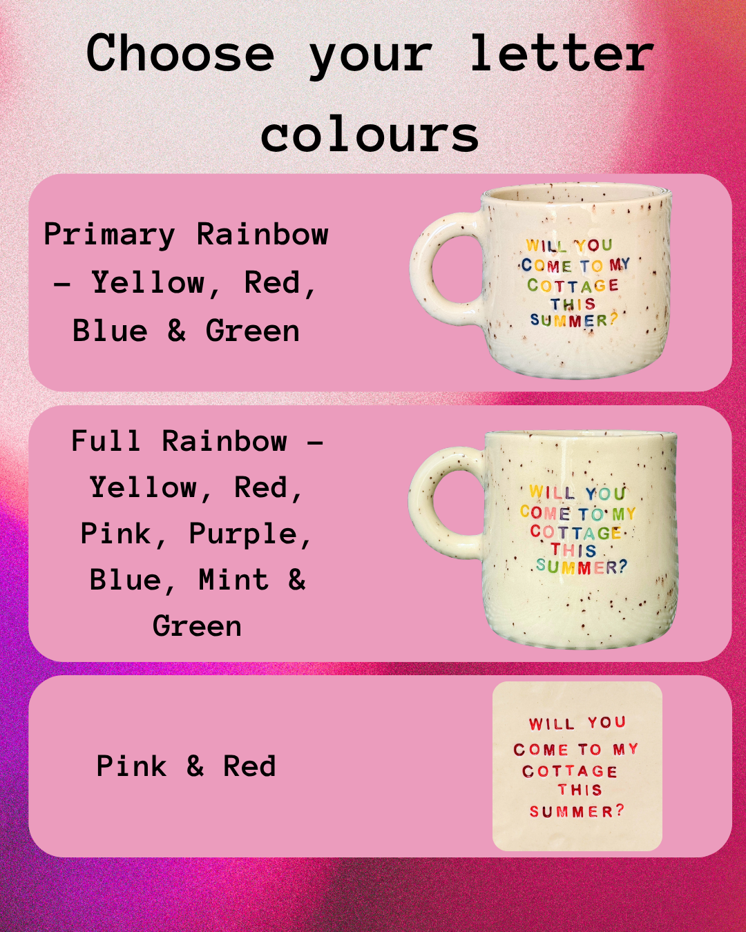 PREORDER - The OG with Speckles - I'm Coming to the Cottage Mug/Cup