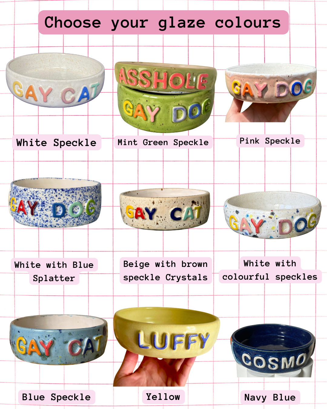 Custom Pet Bowl - PREORDER