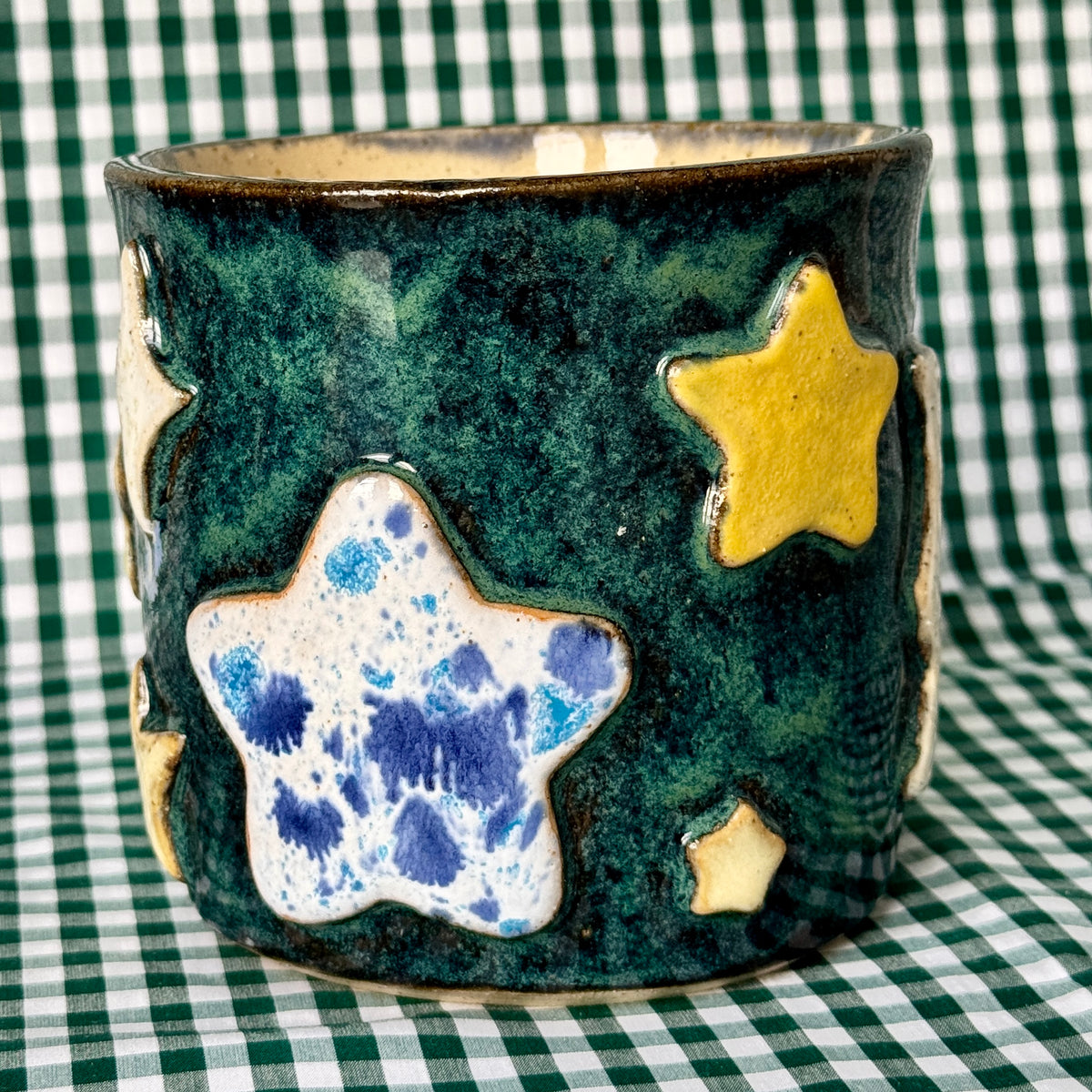 Blue Starry Night Mug - SECONDS (NOT FOOD SAFE)