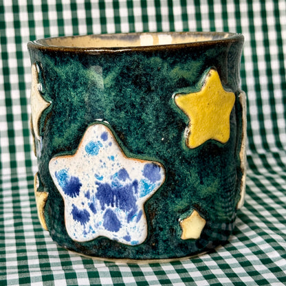 Blue Starry Night Mug - SECONDS (NOT FOOD SAFE)