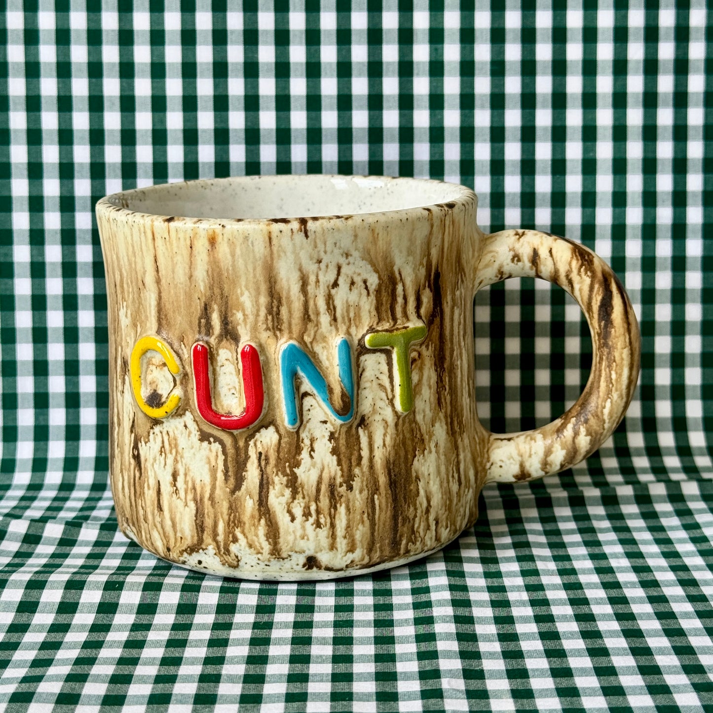 CUNT Mug - Brown Speckle - SECONDS